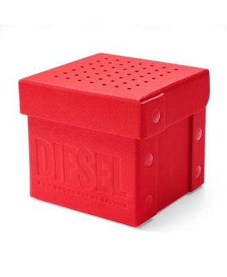 Men's Spiked Gold-Tone Stainless Steel Bracelet Watch, 49mm