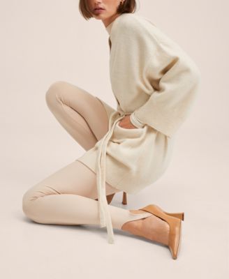 Women's Knitted Cardigan with Belt