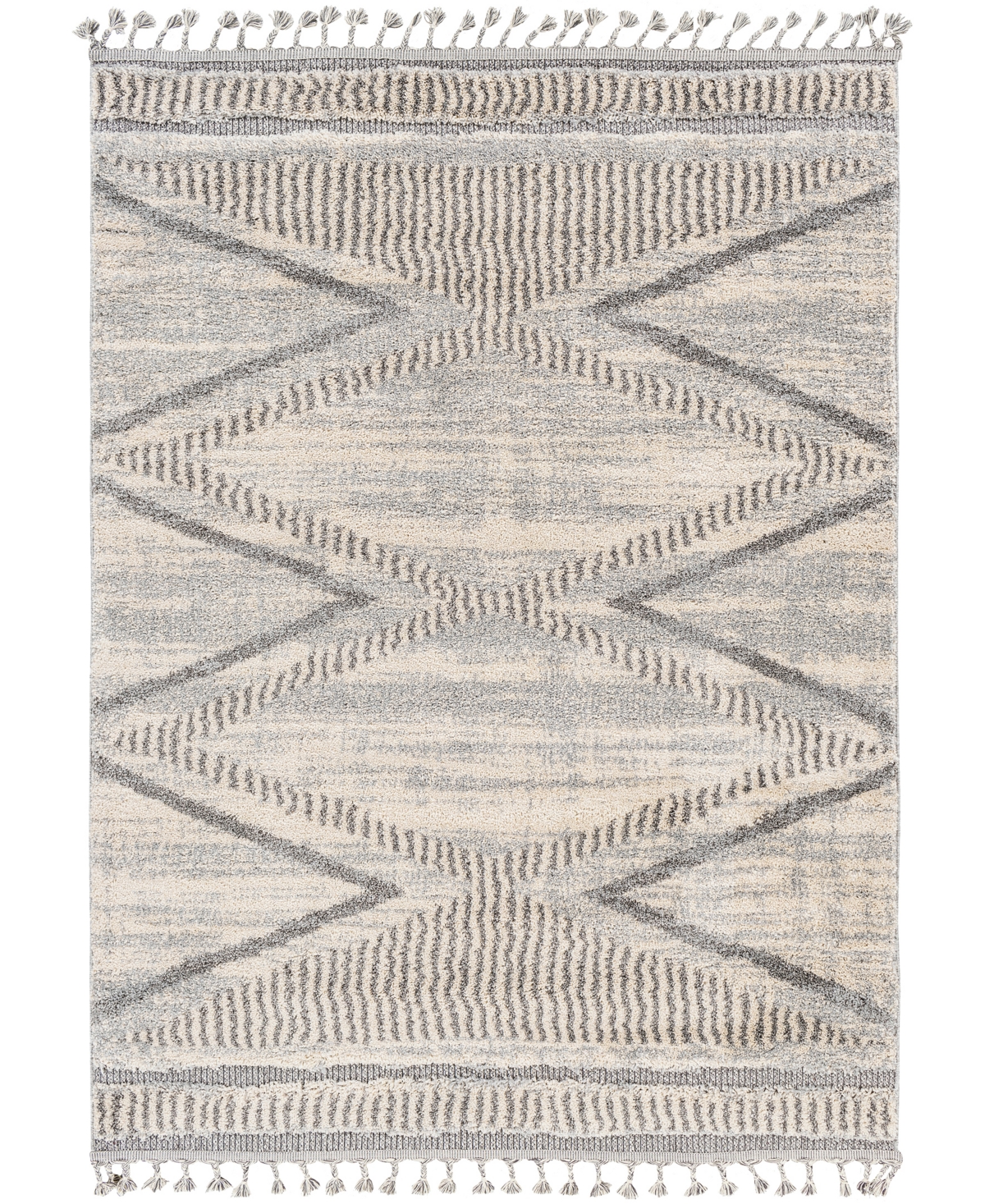 Surya Sousse Sus-2300 5'6in x 7'3in Area Rug - Gray, Beige