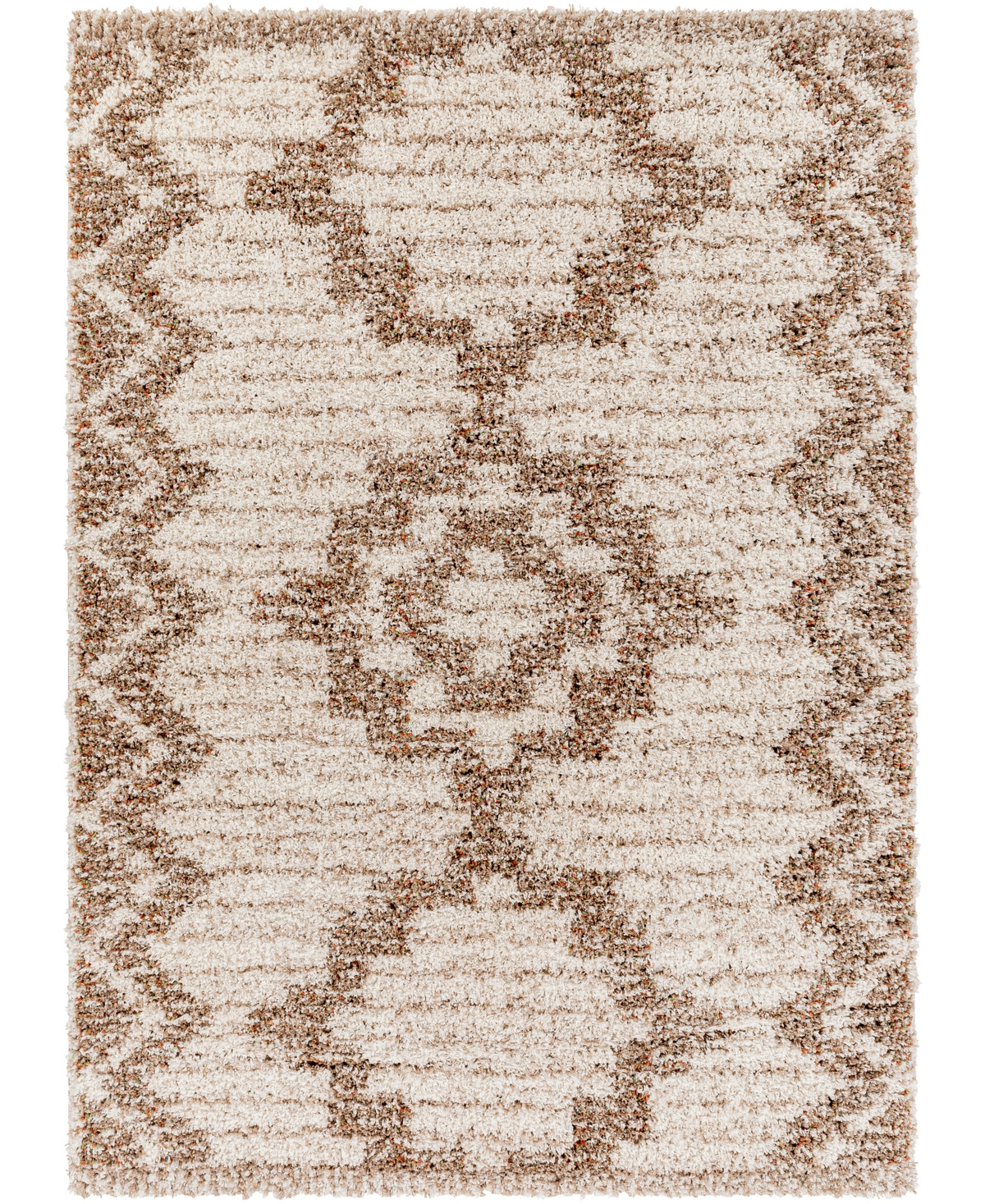 Surya Capella Shag Cps-2305 5'3in x 7' Area Rug - Cream, Tan