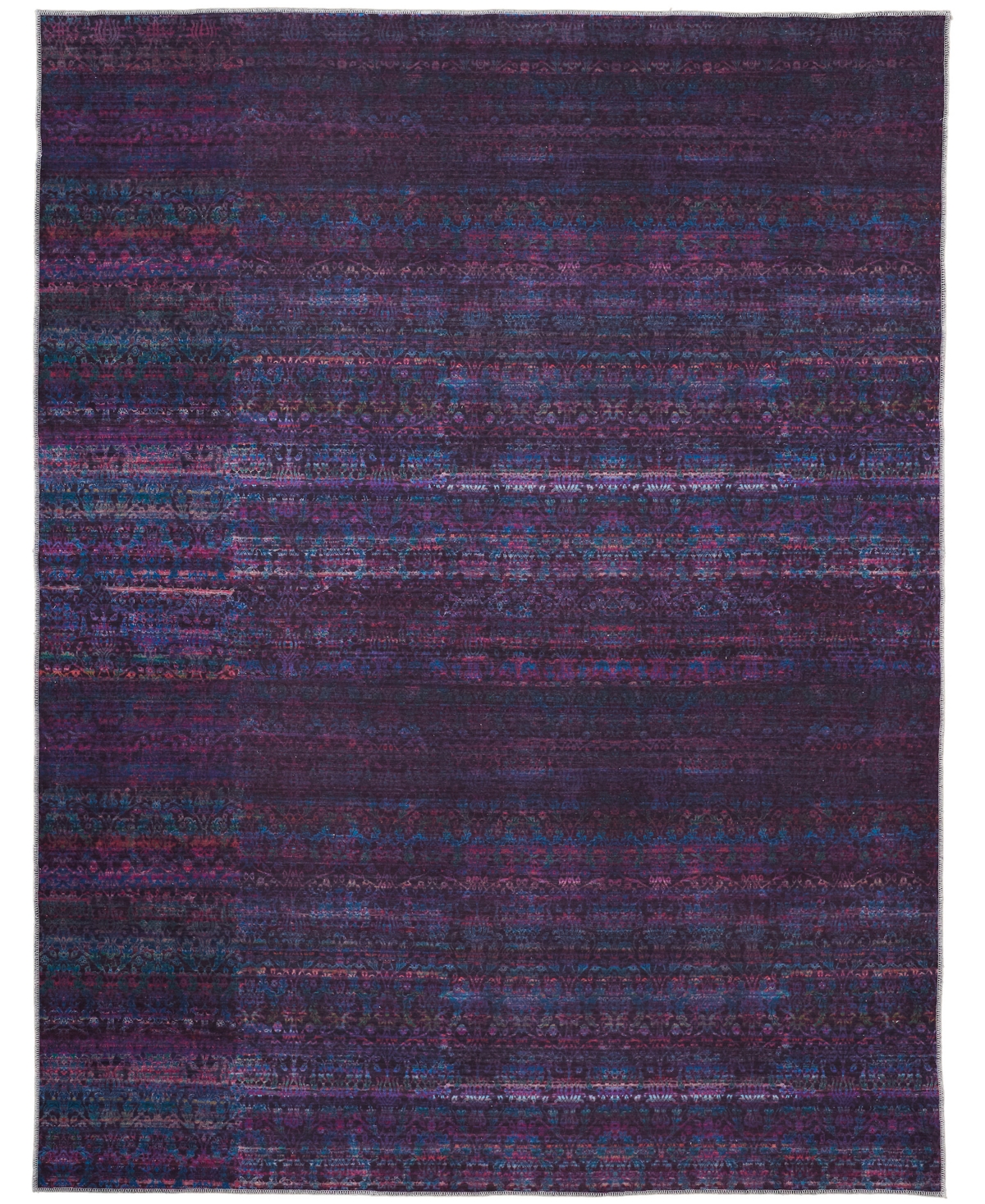 Simply Woven Voss R39hb 7'10" X 9'10" Area Rug In Black