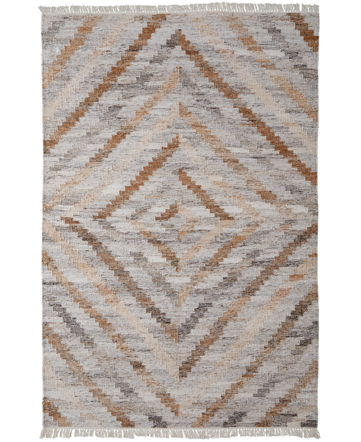 Feizy Elstow R0724 8' x 10' Area Rug - Tan, Gray