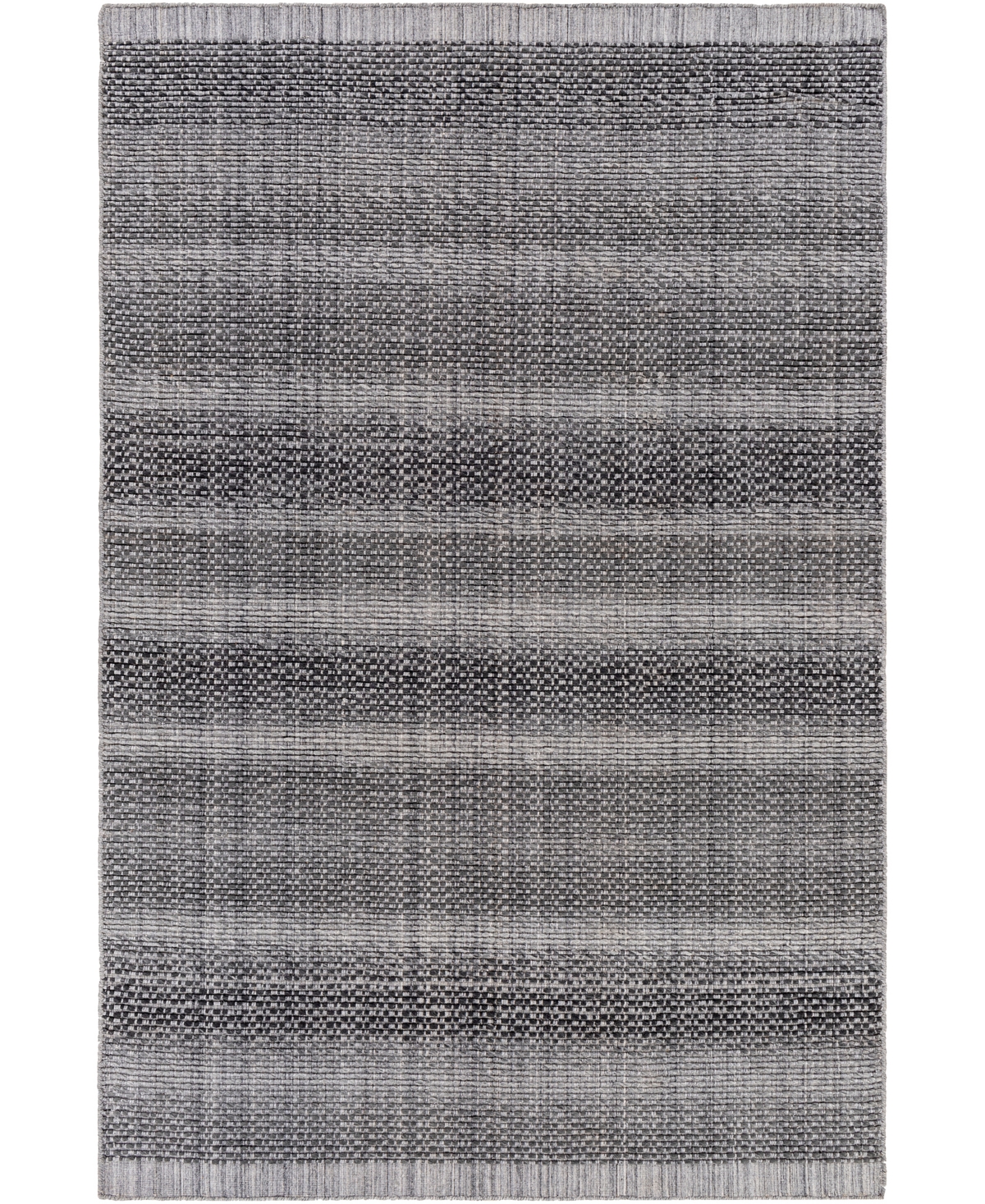 Surya Sycamore Syc-2301 2" X 3' Outdoor Area Rug In Charcoal