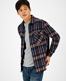 Clearance Sale Hoodie for Men,Alalaso Mens Long Sleeve Hoodie Plaid Classic Flannel Shirt 