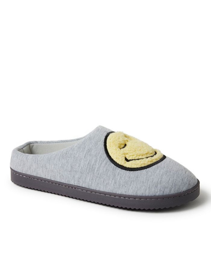 Dearfoams Men s Smile Icon Face Clog Slippers Macy s
