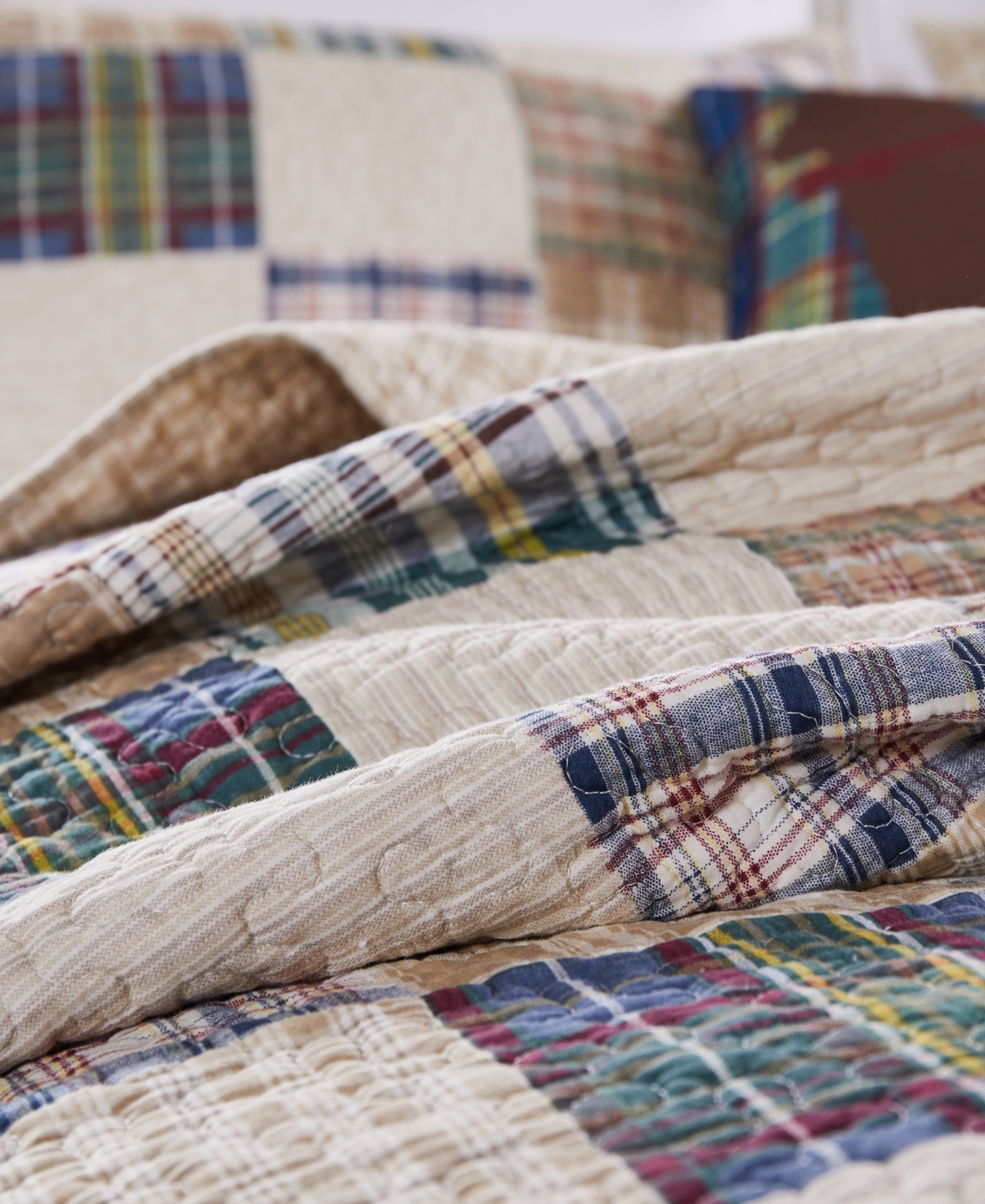 Greenland Home Fashions Oxford 3-Pc. Quilt Set, Full/Queen