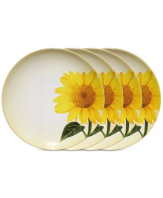 Noritake - Colorwave Floral Accent Plates, Set of 4