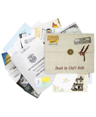 Mystery Party Case Files - Death by Chef's Knife Puzzle Set, 52 Piece