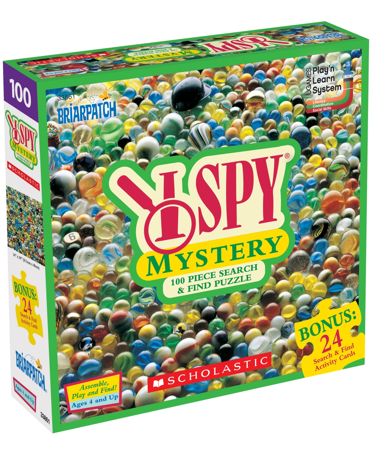 Briarpatch Babies' I Spy Mystery Search Find Puzzle Set, 124 Piece In Multi