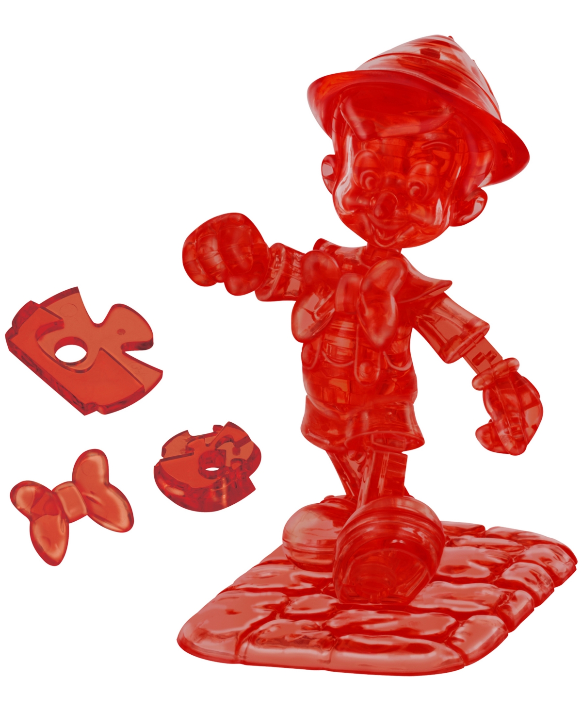 Shop Areyougame 3d Disney Pinocchio Crystal Puzzle Set, 38 Piece In Red