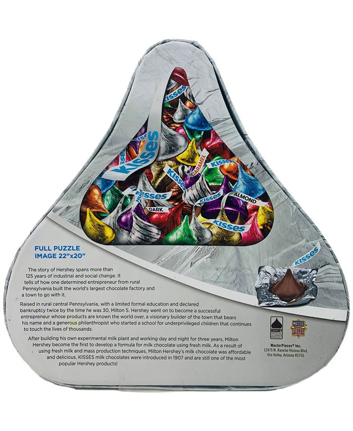 MasterPieces Puzzles Hershey's Kisses Shaped Puzzle Set, 500 Piece - Macy's