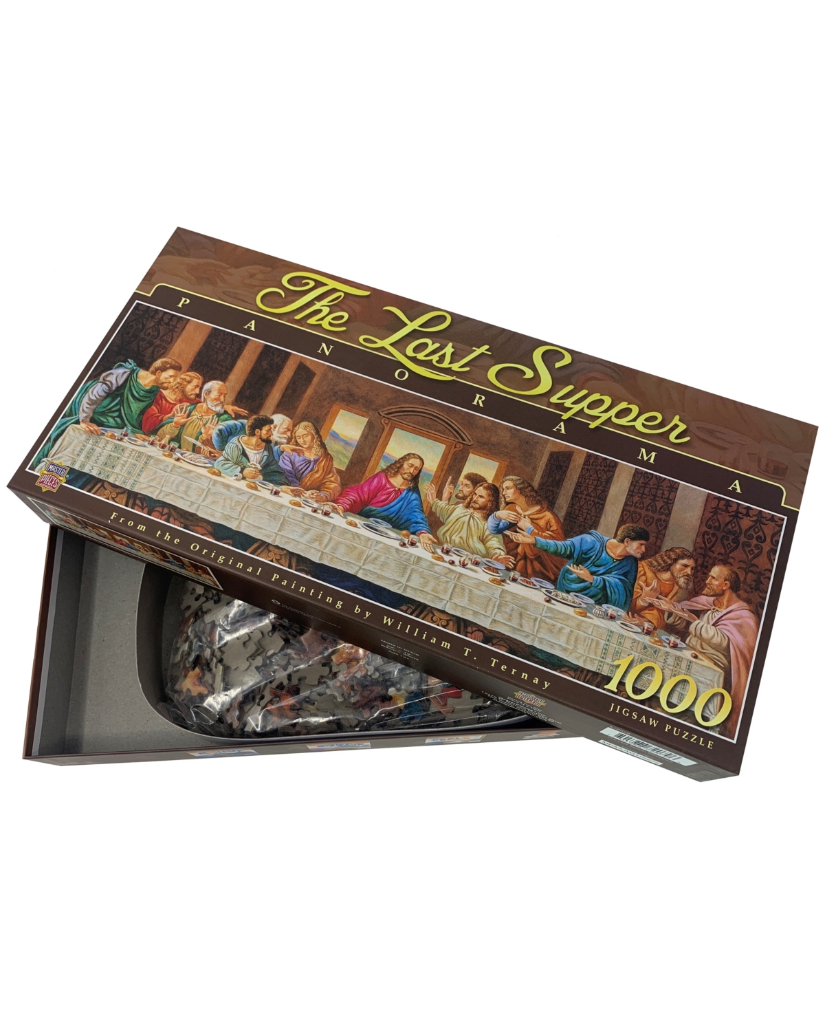 Masterpieces Puzzles The Last Supper Panorama Puzzle Set, 1000 Piece In Multi