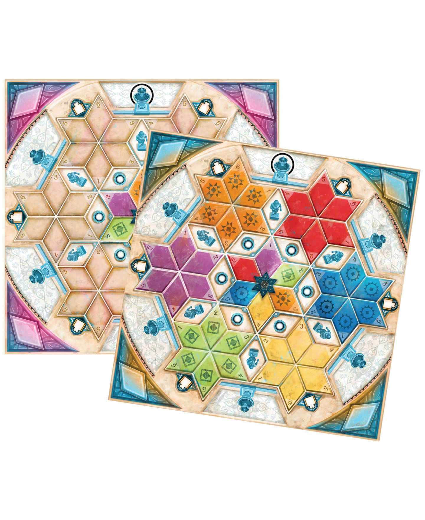 Детские настольные игры Next Move Games Azul Glazed Pavilion Strategy 15-Piece Expansion Board Game, Ages 8+ — фото 3