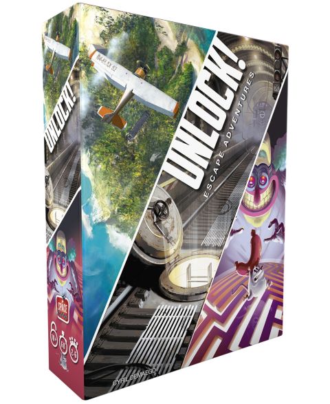 Детские карточные игры Space Cowboys Unlock! Strategy Cooperative Escape Card Game, 191-Piece, от 10 лет