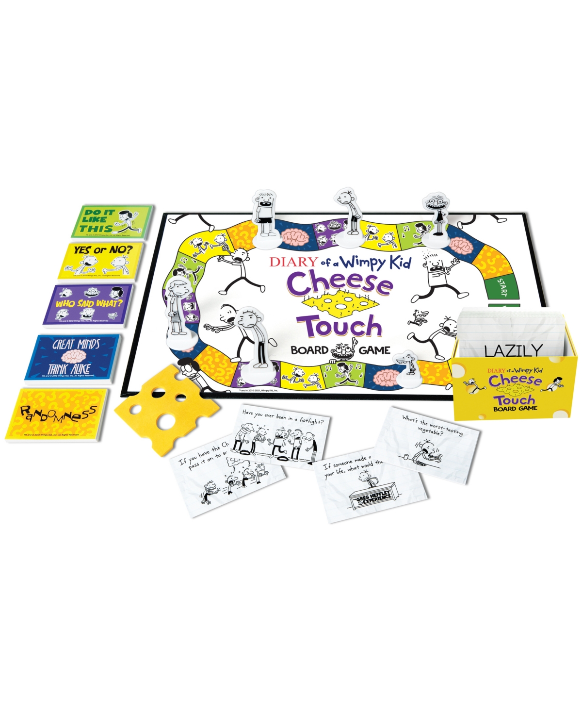 Pressman Toy Diary Of A Wimpy Kid Cheese Touch Board Game Set In Multi