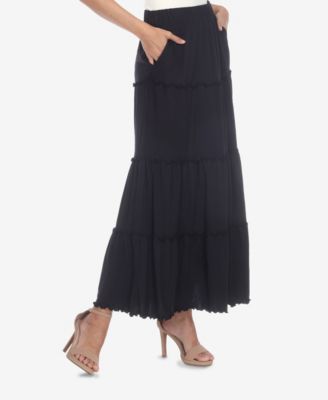 Women's Tiered Maxi Skirt