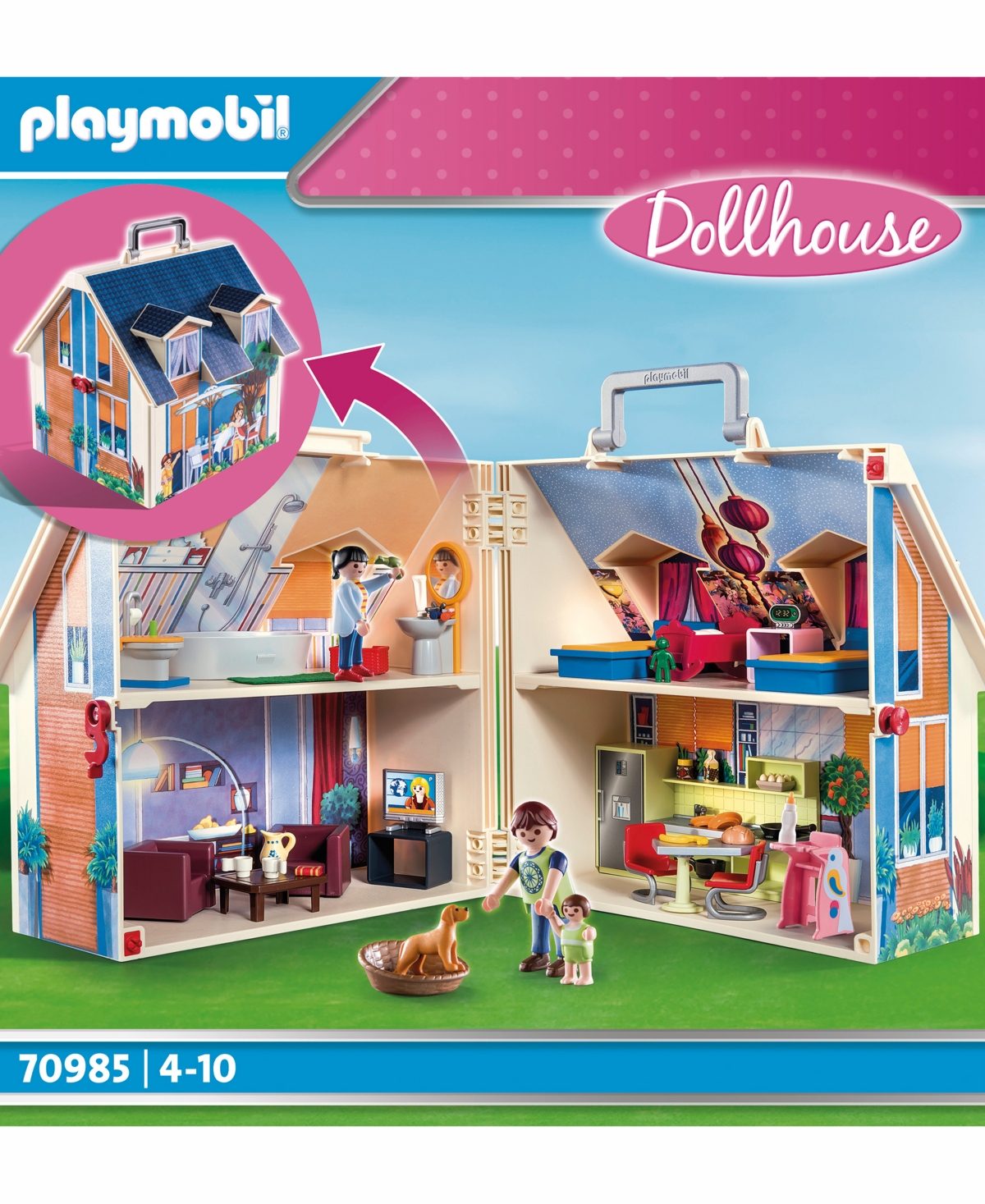 Shop Playmobil Take Along Dollhouse In No Color