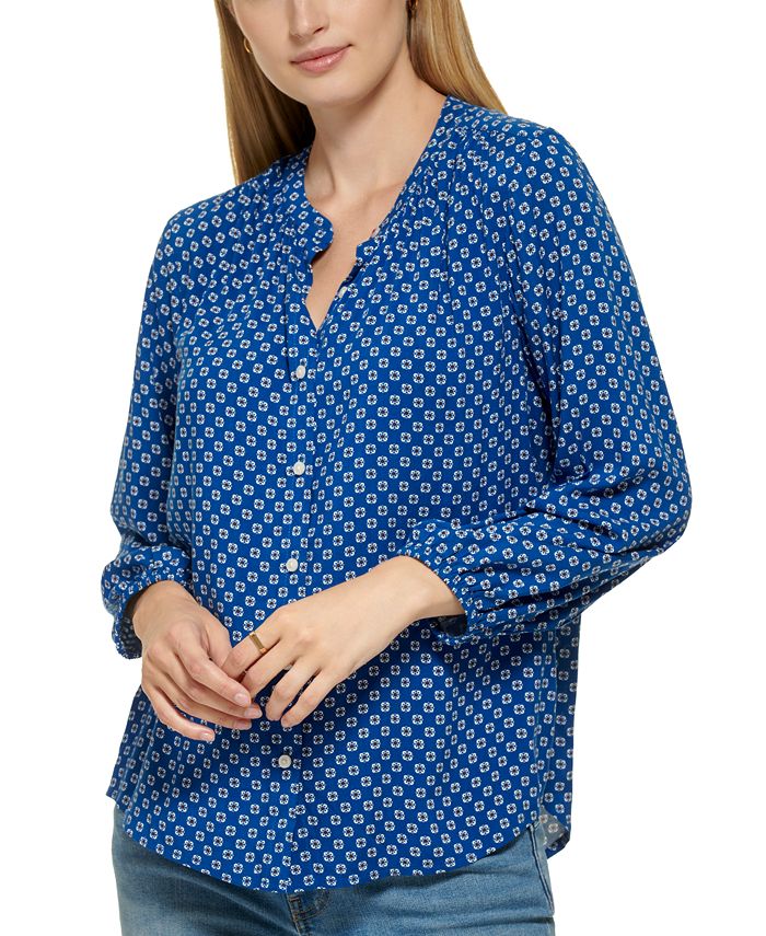 Macy's tommy store hilfiger blouses