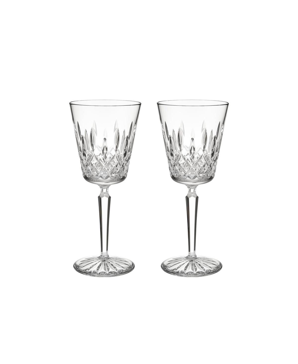 Waterford Lismore 2 Piece Tall Medium Goblet Set, 11.5 oz In Clear