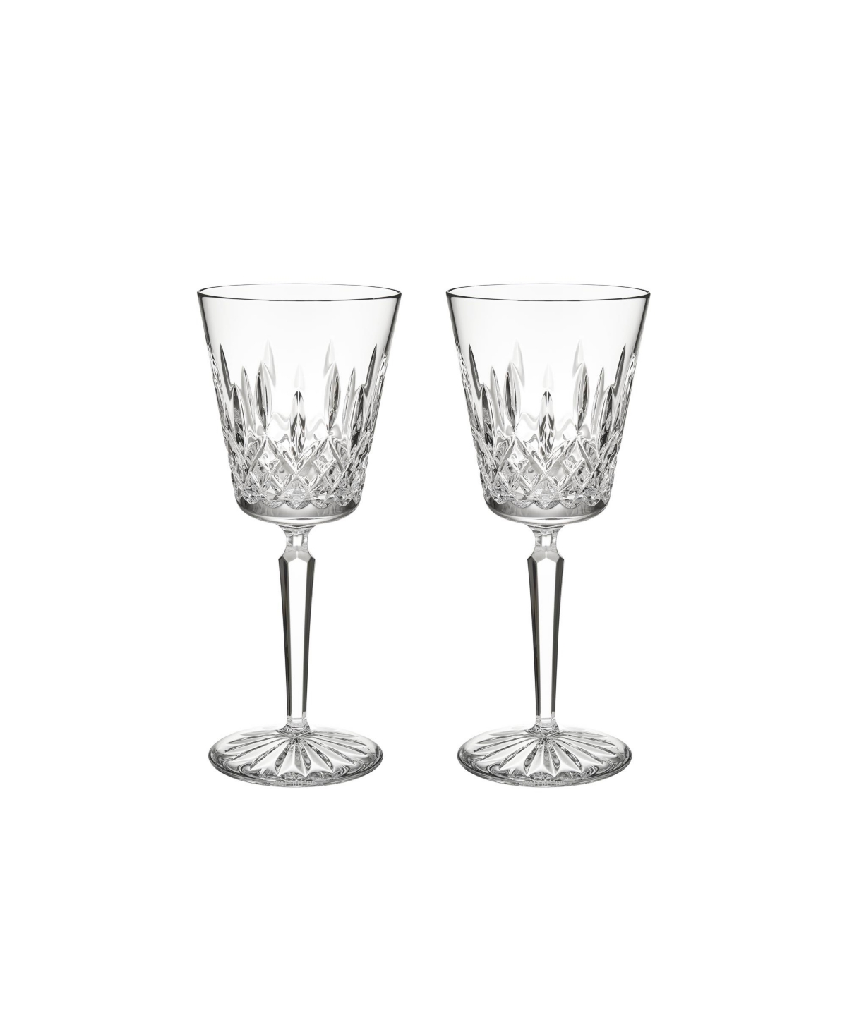 Waterford Lismore Crystal Iced Beverage Glasses 350ml Set Of Two In Clear