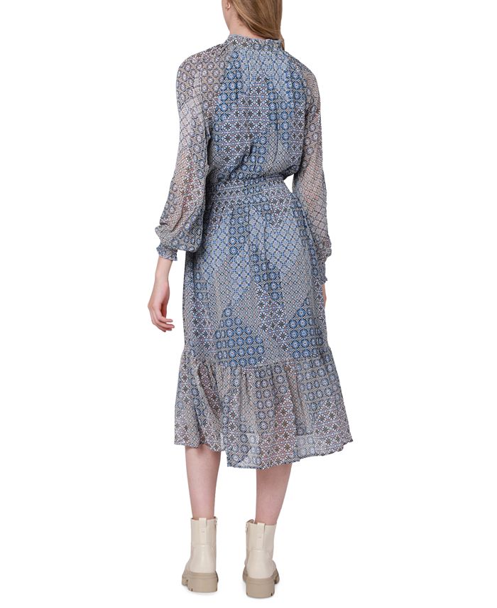 Black Tape Women's Peasant Midi Dress Macy's