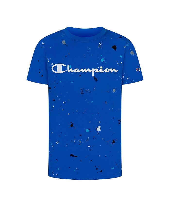 Champion shirt with champion written all over it hotsell