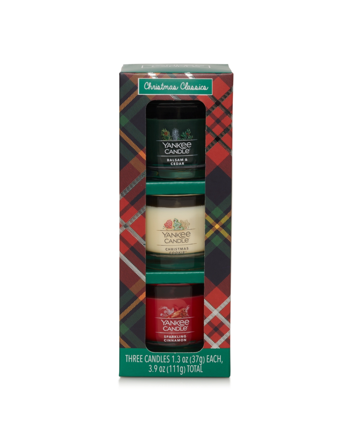 Filled Votive 3-Piece Candle Holiday Gift Set