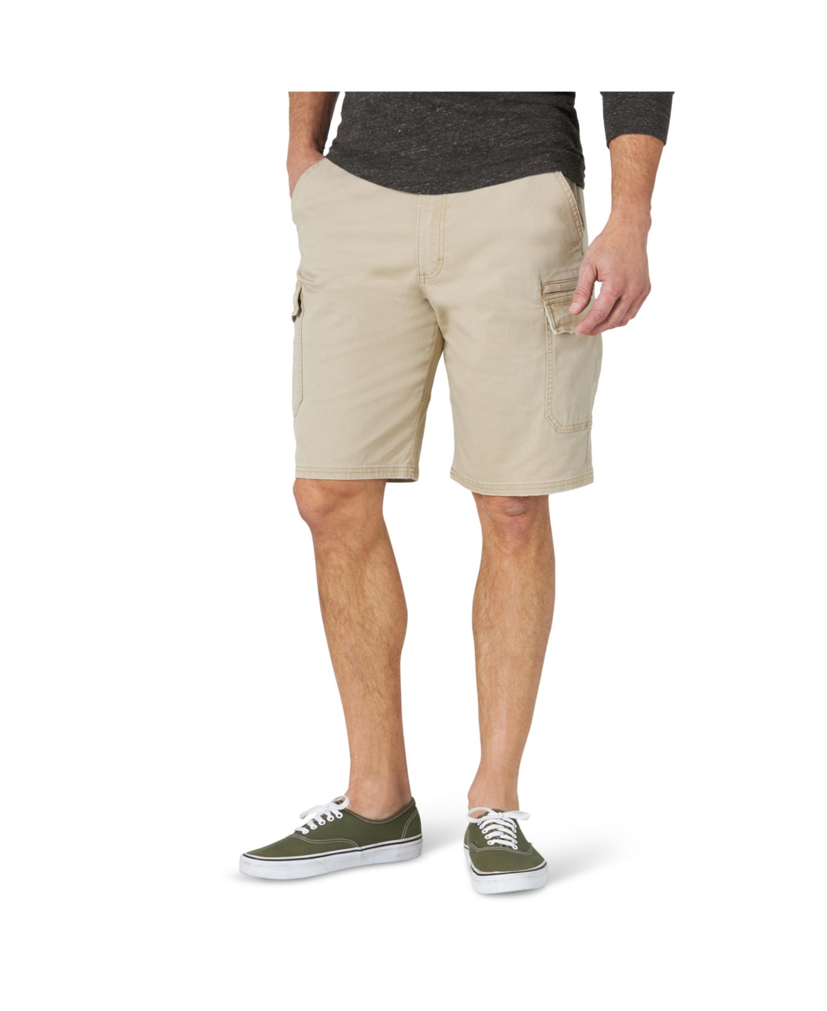 Wrangler Men's Epic Soft Stretch Twill Cargo Shorts ModeSens