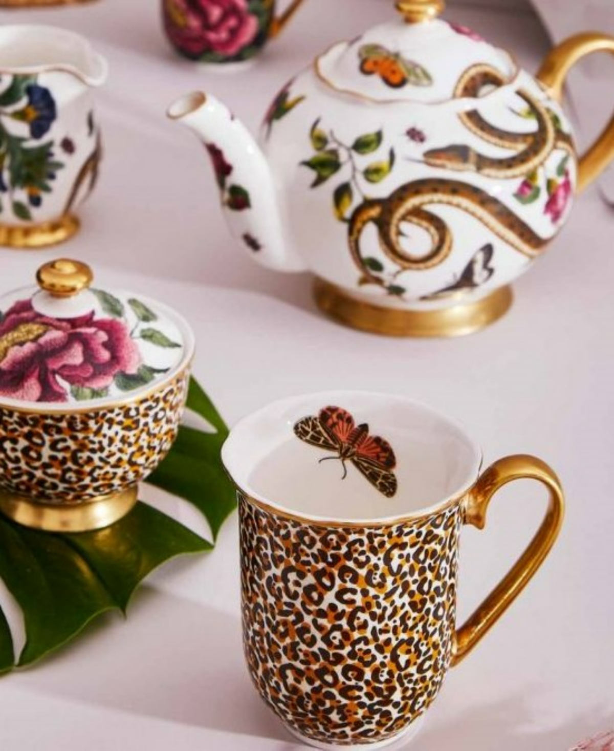 Spode Creatures of Curiosity Leopard Mug, 12 Oz
