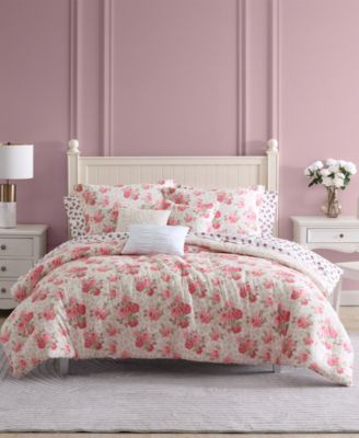 Betsey Johnson 5 Piece Wild Love Comforter Bed Set, Twin - Macy's