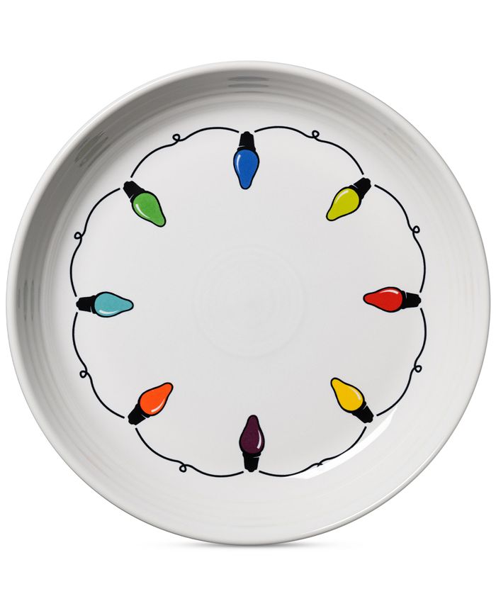 Fiesta Lights Luncheon Salad Bowl Plate Macy's