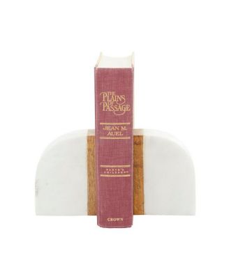 Marble Modern Bookends, Set of 2
