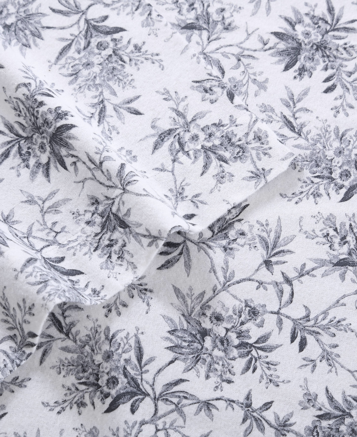 Laura Ashley Cotton Flannel 4-piece Sheet Set, Queen