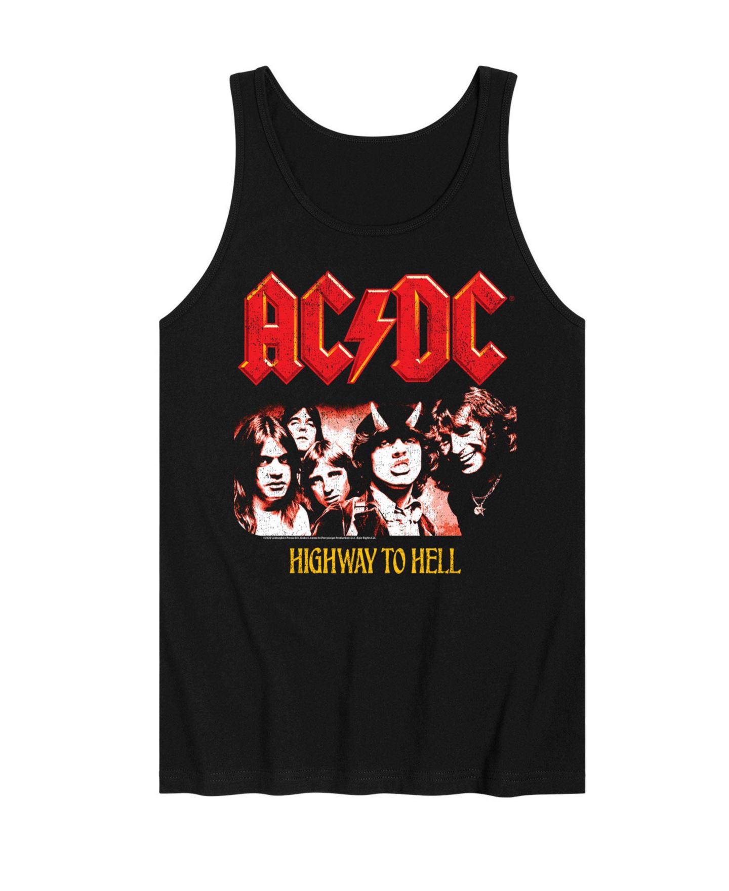 Мужской топ AIRWAVES Acdc Highway To Hell, цвет: Чёрный — фото 1