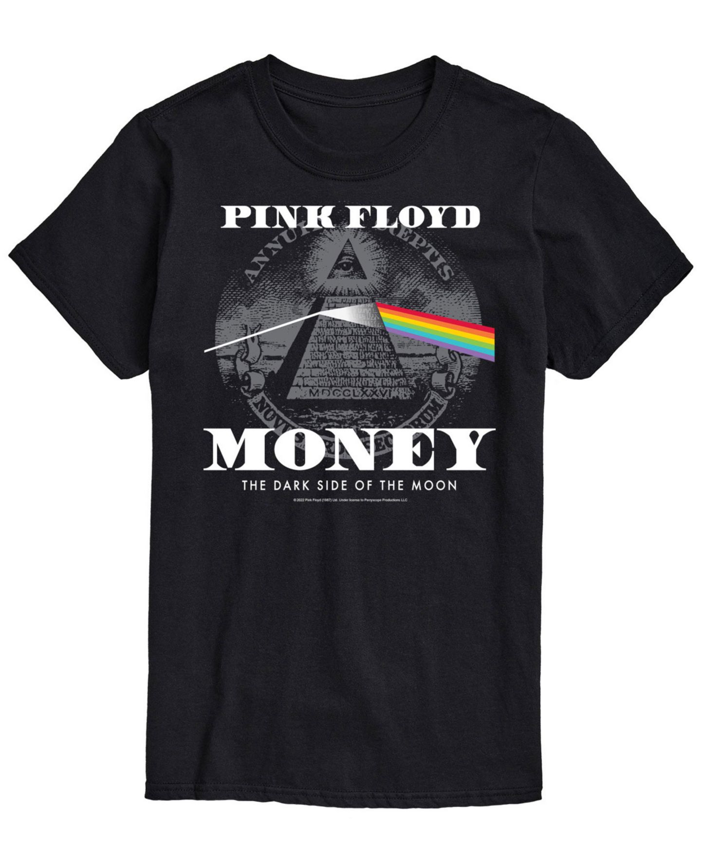 Мужская футболка AIRWAVES Pink Floyd Money, цвет: Чёрный — фото 1
