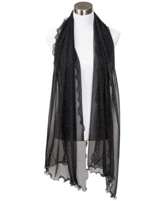 Ruffle-Edge Metallic Evening Wrap, Created for Macy's