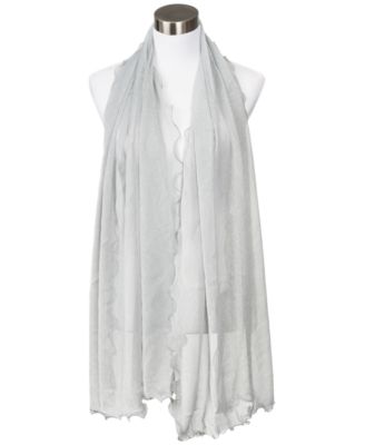 Ruffle-Edge Metallic Evening Wrap, Created for Macy's