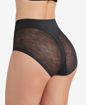 High Waisted Sheer Lace Shaper Panty
