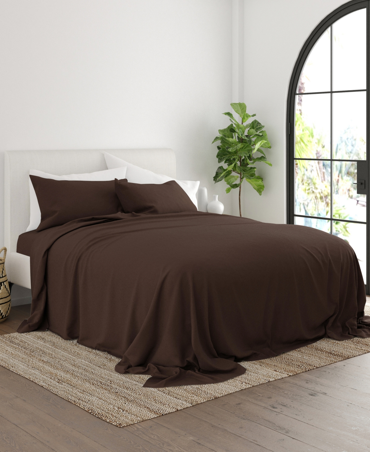 Style Simplified by The Home Collection 3 Piece Bed Sheet Set, Xl