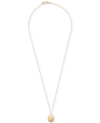 Diamond Zodiac Constellation 18" Pendant Necklace (1/20 ct. tw) in 10k Yellow Gold, Exclusively at Macy's