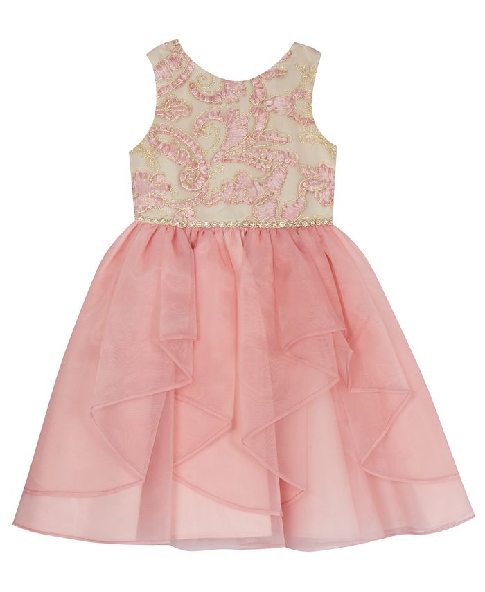 Rare editions blush dress top