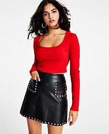 Ribbed Bodycon Top, Created for Macy's