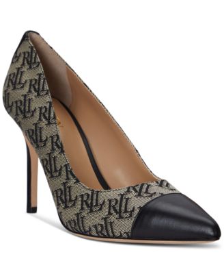 Lauren Ralph Lauren Lindella Monogram Jacquard Pump