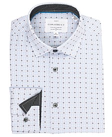 Con.Struct Men's Slim-Fit Performance Stretch Cooling Comfort Printed Dress Shirt, Created for Macy's 