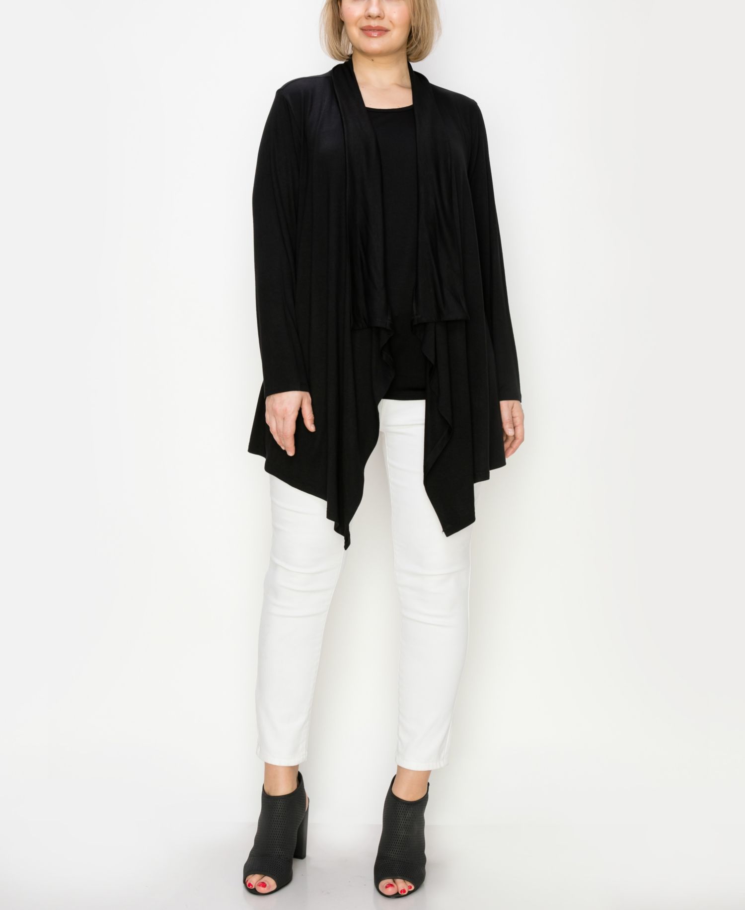 Plus Size Flyaway Cardigan Sweater