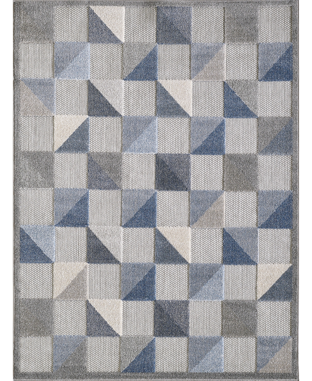 Kas Calla 6923 7'10in x 9'10in Area Rug - Blue