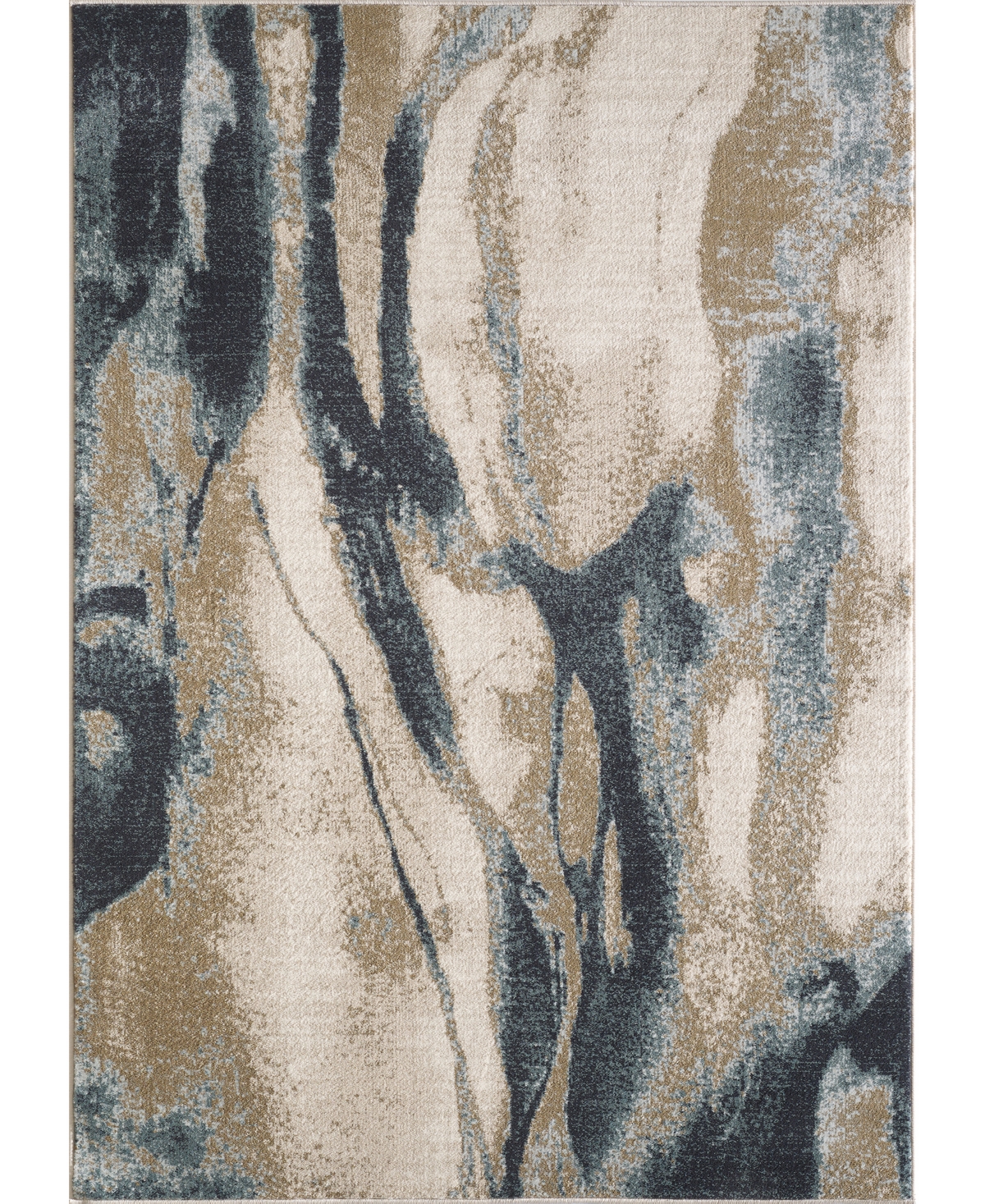 Kas Avalon 5618 7'10in x 9'10in Area Rug - Ivory, Blue