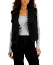 Black Faux Fur Vest Shop Faux Fur Vest Macy s
