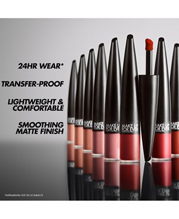 Make Up for Ever Rouge Artist for Ever Matte 106 Endlessly Blushed Liquid Lipstick | Sephora