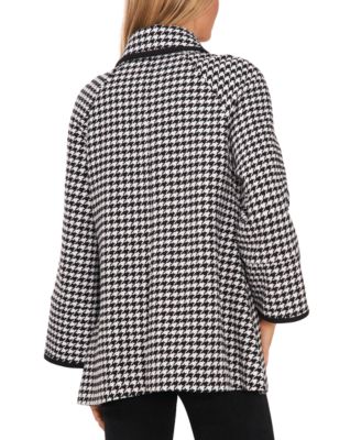 macys houndstooth coat